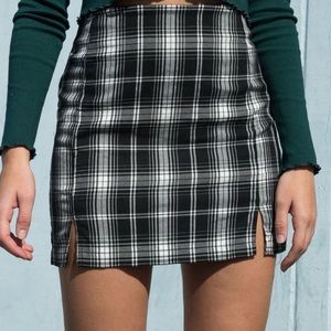 Brandy Melville plaid skirt